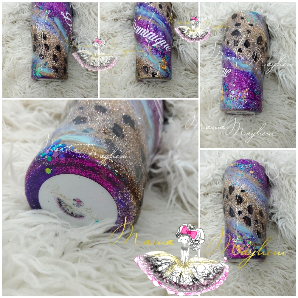 30 ounce curved stainless steel tumbler